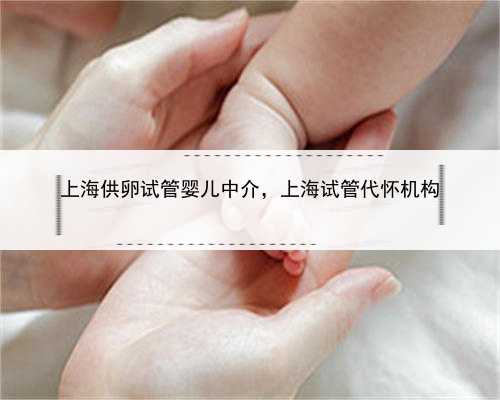 上海供卵试管婴儿中介，上海试管代怀机构